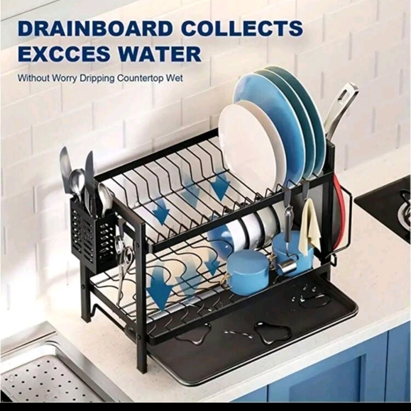 NIB Dish Drying Rack - Picture 2 of 3